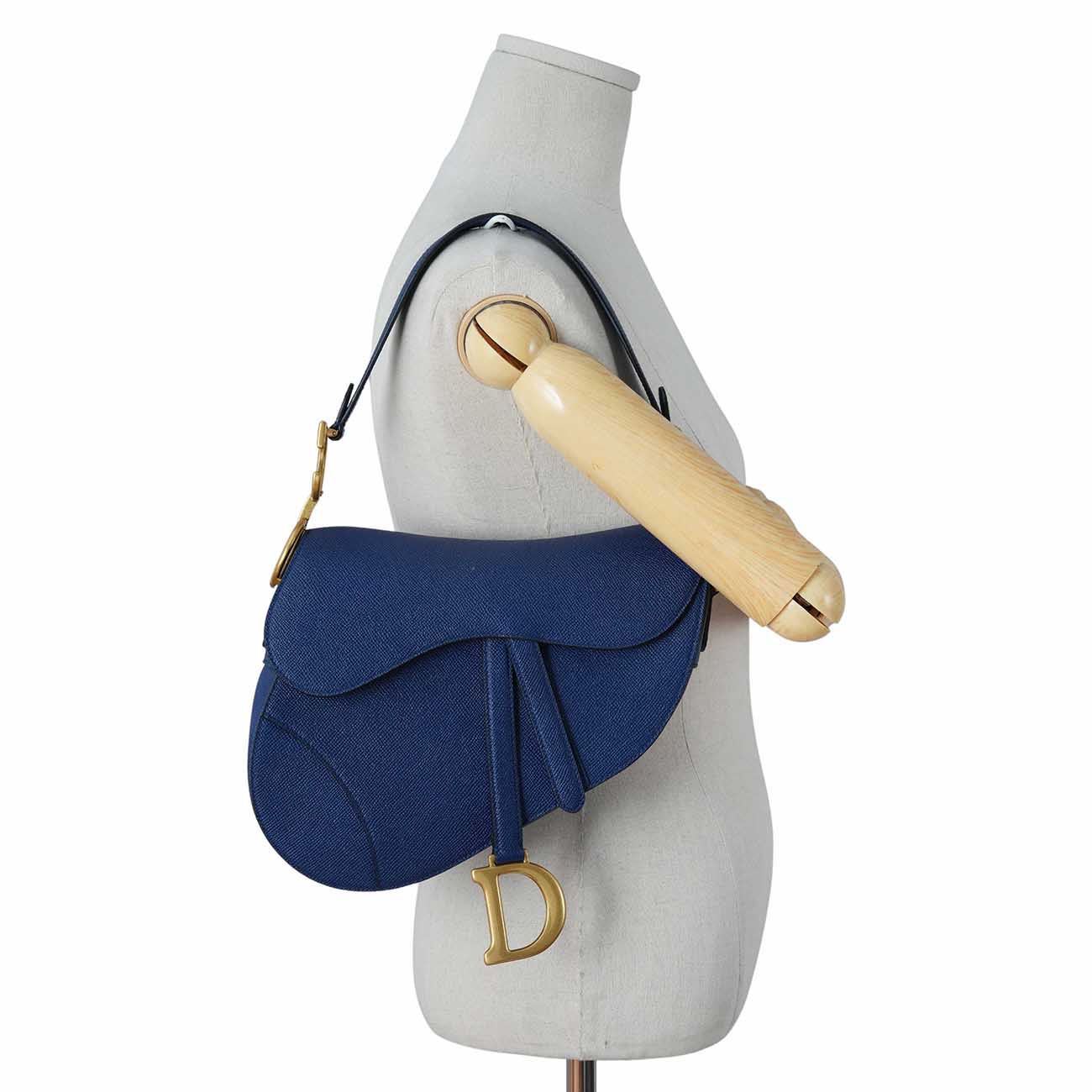 CHRISTIAN DIOR(USED)크리스찬디올 레더 새들백